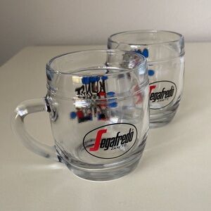 Segafredo Zanetti KunstHausWien 
Vienna Austria Barware Glass Espresso Cups 2